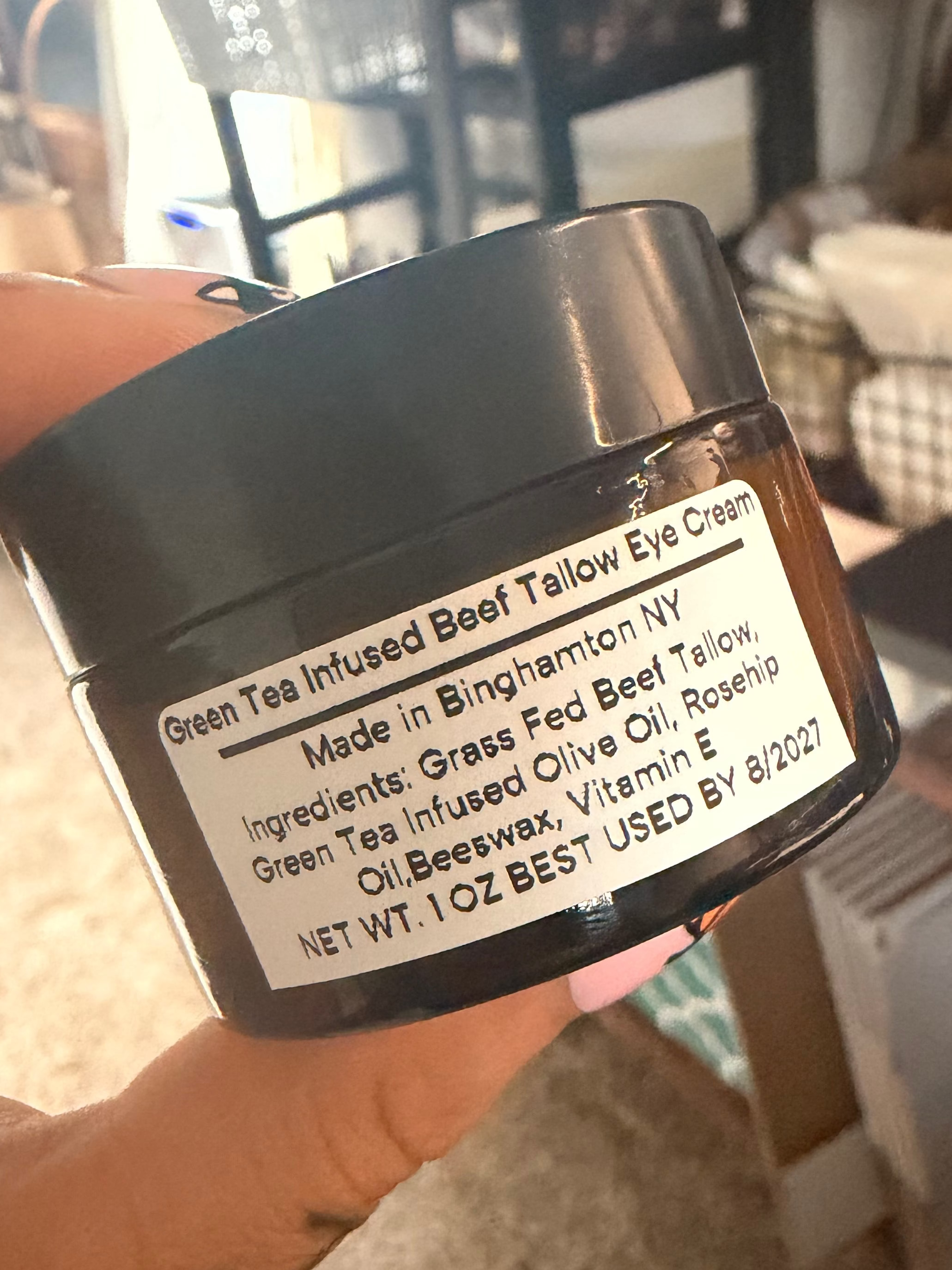 Green Tea Beef Tallow Eye Cream