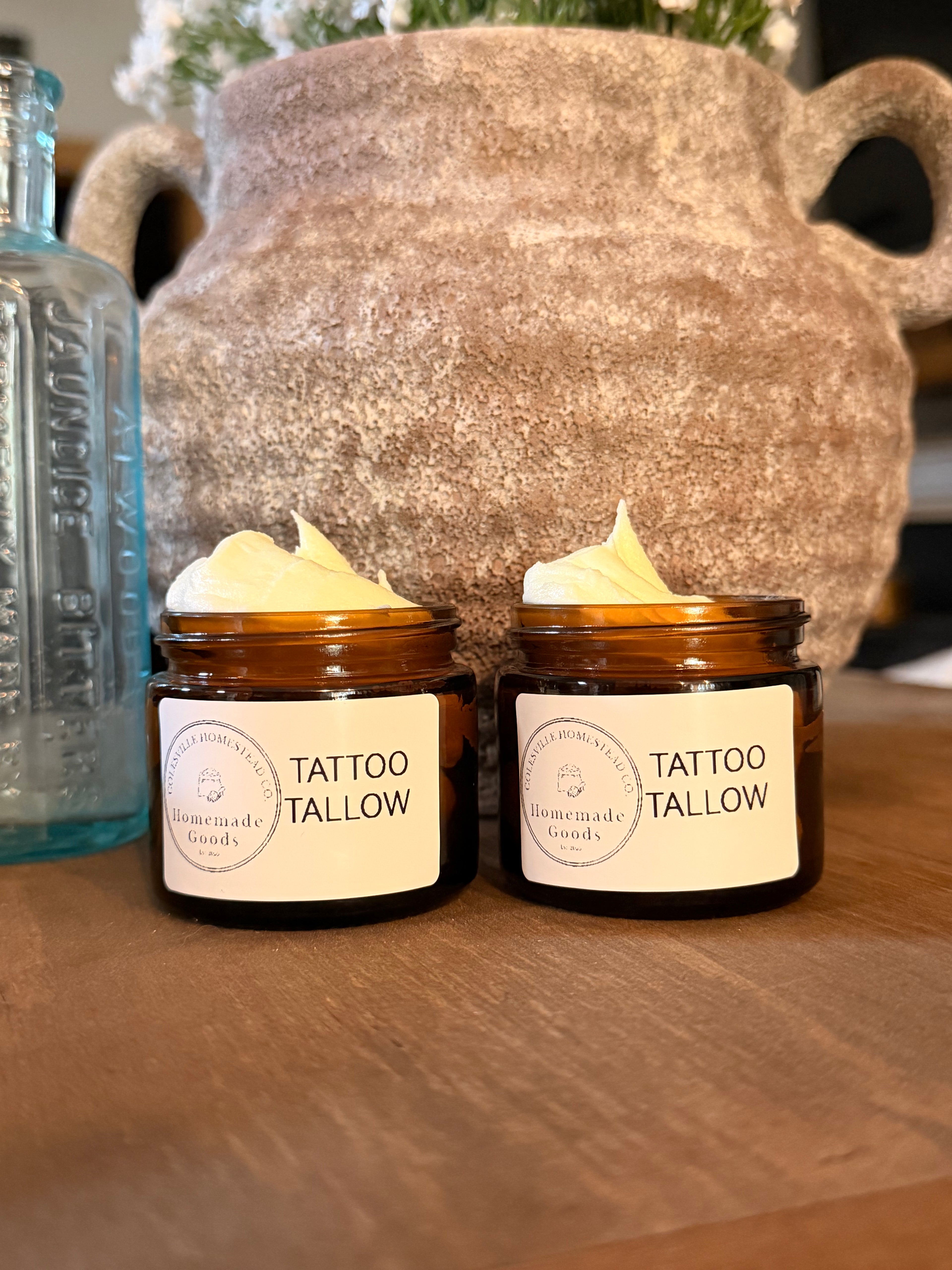 Beef Tallow Tattoo Balm- 2oz